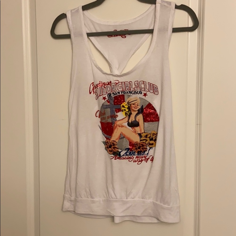 Kaporal Ring Denim Sailor Tanktop - Size L